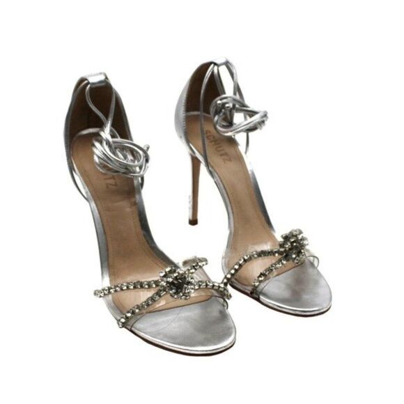 Schutz Womens Jayda Leather Dressy Heels - Picture 2 of 16